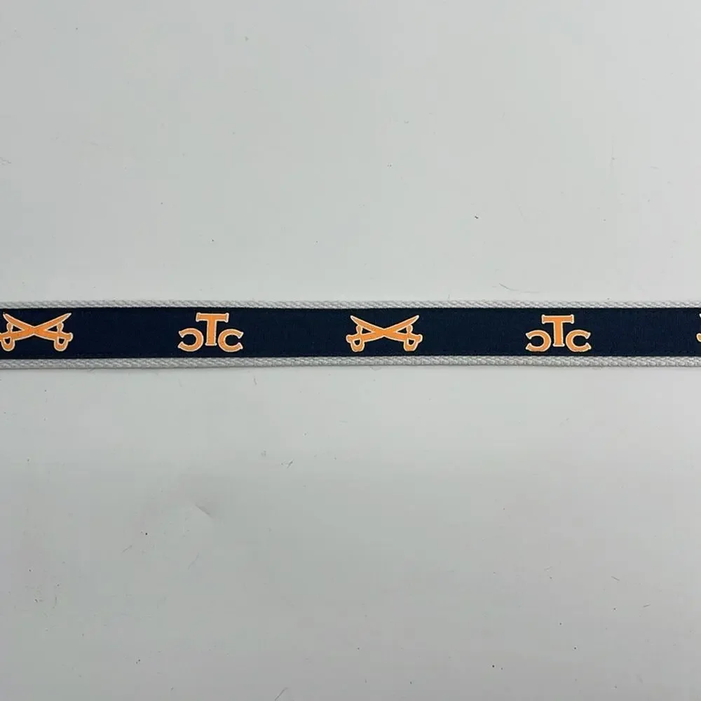 Smathers & Branson University of Virginia Cavaliers leather webbing woven belt